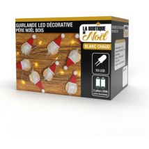 La boutique de Noël - Guirnalda luminosa Papá Noel escandinavo