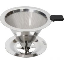 La Cafetière Gotero de café sin filtro para verter café, color plateado