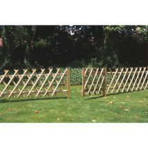 Style Barrière bois Pony style naturel, H.100 x l.250 cm - Forest
