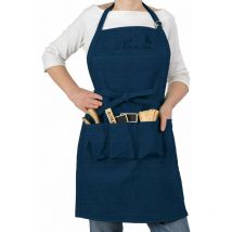 CJN45JE Grembiule da giardinaggio in cotone Blue Jeans 85 x 03 x 75 cm - La Cordeline