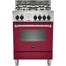 Bertazzoni La Germania Americana AMN664GVIT. Tipo di prodotto: Cucina, Colore del prodotto: Rosso, Tipo di controllo: Manopola. Tipo di piano