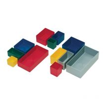 E40-1 rot Einsatzkasten 198 x 99 x 40 mm rot ps für Schubladen u. Sort - La-ka-pe
