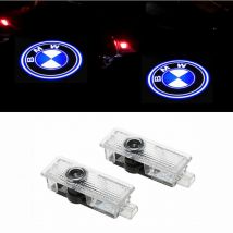 La lumière de bienvenue de 2 pièces convient à la voiture bmw bmw Led lumière de projection laser logo lumière de porte éclairage modifié lumière