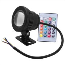 La Lumière Sous-marine, La Lampe De Jardin De Lumière De Piscine De Rvb Led Avec Le Contrôleur À Distance Imperméable À L'Eau Multicolore Pour La 