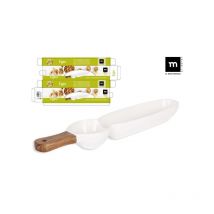 Bandeja aperit 2 compart egeo - 42,5X8,5X4