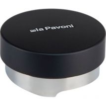 La Pavoni - Edelstahl-Leveller- Tamper mit Logo, Schwarz 58 mm