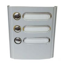 Elvox - Módulo placa de entrada con 3 botones, gris Targa 8000 serie 8003