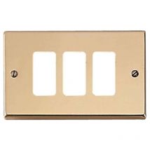 Placa maestra 3 agujeros bronce para soportes maestros 351-3
