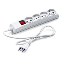 Master - Prise de courant multiple universelle pour 4 prises avec interrupteur 72490