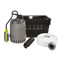 Sfa Sanibroy - Pompe vide-cave - Sanisub Steel Kit d'Urgence, pompe submersible avec panier et accessoires - Réf. SANISUBSTEEL-101