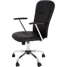 Silla de oficina modelo Medinaceli en color negro