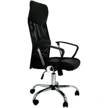 Silla de oficina modelo Santander en color negro