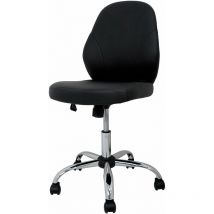 La Silla Española - Chaise de bureau Oviedo de couleur noire