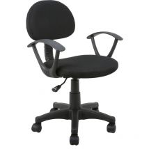 La Silla Española - Chaise d'étude pour enfants/jeunes adultes Elche de couleur noire