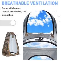 Rapanda - La tente de confidentialité pop-up portable convient à la douche extérieure, au dressing, au parasol et aux toilettes de camping(couleur
