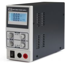 Velleman - dc-labornetzgerät 0-30 vdc / 0-10 a max. mit lcd-display - schaltnetzteil