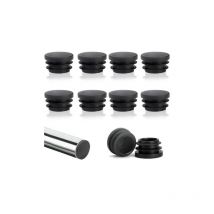 10 Stück 22 mm runde Lamellenkappen, runde Rohrlattenkappen, runde Stuhlkappen aus Kunststoff, runde Flügelkappen, perfekter Schutz für Möbel und