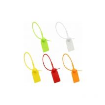 100 Pieces Etiquettes Serre-câbles en Plastique, Etiquettes Cable, Collier de Serrage Plastique, Câble Zip Liens étiquettes pour Vêtements Chaussures