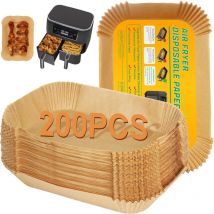 Lablanc - 200 pièces de papier sulfurisé pour friteuse à air chaud Ninja Double Stack xl 9,5 l SL400EU, accessoires pour friteuse à air chaud Ninja