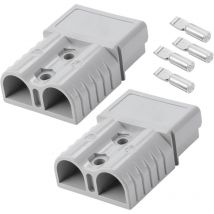 2pcs Car Battery Terminal Connectors, 120A 600V Battery Quick Connector Plug, Car Battery Terminal Quick Release, for rv, Caravan and Large