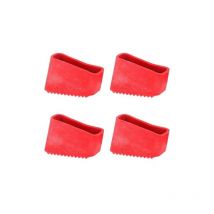 4 Pièces Couvre-Pieds D'échelle, Pieds d'échelle en caoutchouc, pour Escaliers Revêtements en Caoutchouc Antidérapants, Coussin de Protection