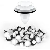 Lablanc - 50PCS Universal Retenue Vehicle Clips Rivets en Plastique, Fixation de Carrosserie Garniture de Voiture pour Auto Voitures Panneaux de