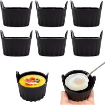 Lablanc - 6PCS Moule Silicone Air Fryer, Plat Silicone Air Fryer, Moule Air Fryer Réutilisable Plat pour Air Fryer, Cuit Oeuf Micro Onde Moule for
