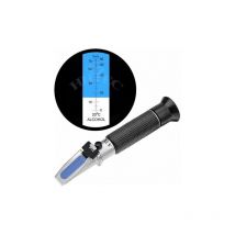 Lablanc - Distillat réfractomètre Alcool 0-80% v/v réfractomètre à Main Compteur d'alcool pour spiritueux Boissons distillées et éthanol avec de