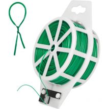 Fil de Serrage pour Jardin, 100 m, Fil Torsadé pour Plantes Grimpantes, Vignes, Arbustes et Fleurs (Vert) - Lablanc