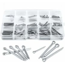 Goupille Fendue 150 pièces Goupille de Verrouillage en Acier 304 Inoxydable Assortiment pour la Mécanique de Petits Réparation 15 Tailles Différentes