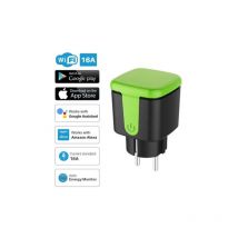 Lablanc - Grüne wasserdichte Außensteckdose, Timer, Smart Plug