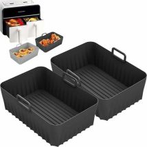 Lablanc – Heißluftfritteusen-zubehör, 2er-pack Heißluftfritteusenform Für Ninja Foodi Af400eu Af300eu 9,5 L, Heißluftfritteusen-zubehör, Silikon-