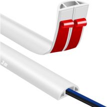 Lablanc - Kabelkanal, selbstklebende Bodenkabelbrücke, flexibler PVC-Bodenkabelschutz, Kabelverdecker für Büro, Kabelschutz und