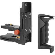 Laser Mount - Fine Adjustment Bracket for Cross Line Laser with Adjustable Clip, Multifunctional Magnetic Swivel Base, with 1/4'' Male and 5/8''