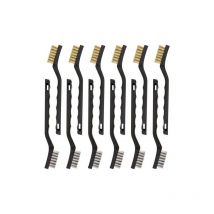 Lot de 12 Mini Brosses Métalliques en Acier Inoxydable Brosse pour Nettoyage en Laiton pour Nettoyer Frottement et Rouille des Scories de Soudage