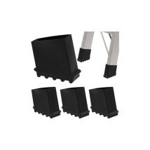Lot de 4 pieds d'échelle de rechange en caoutchouc pour échelle, échelle, pieds en caoutchouc, pieds de rechange, pieds en caoutchouc, pièces de
