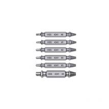 Lot de 6 Extracteurs de Goujons/Vis Professionnels en hss 4341 - Kit d'Outils de Dévissage avec Tourne à Gauche Extracteur, Foret pour Boulons
