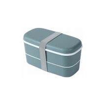Lablanc - Lunch Box Grande Capacité Pour Adultes - Bento - Etanche Sans bpa - Boite Repas Compartiment Double avec Couverts & Séparateurs