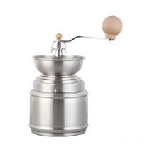 Lablanc - Manuelle Kaffeemühle aus Edelstahl – Mahlwerk mit Keramikkern – einstellbar von fein bis grob, langlebig, leise und tragbar