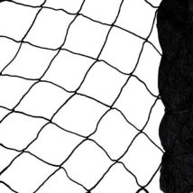 Noir (maille 5 cm x 5 cm) Taille 7.5X15 m Filet pour oiseaux, filet robuste pour oiseaux, filet pour poulailler, filet pour oiseaux, filet de
