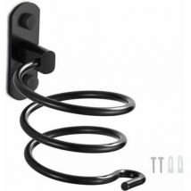 LaBlanc - Porte Sèche Cheveux Support de Sèche Cheveux Mural en Aluminium Support de Câble pour Cuisine Salle de Bain Accessoires de Salle de