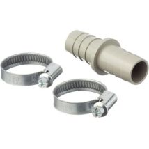 Raccord pour tuyaux d' écoulement (pour tuyaux de lavage et de vidange pour lave-vaisselle, comprenant 2 colliers de serrage, raccord pour tuyau de