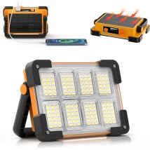 Lablanc - Rechargeable led Work Light, led Spotlight with usb Port, Portable Floodlight with 4 Modes, Waterproof Safety Lights for Fishing, Hiking,