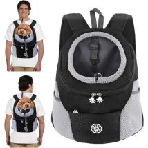 Lablanc - Sac à Dos de Transport pour Chiens,Respirant,Réglable Sac à Dos pour Chien et Chat avec Fond étanche,Bandoulière Rembourrée,Sac à Dos