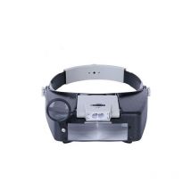 Lablanc - Stirnband-Lupe, Uhrmacher-Freisprechlupe mit Licht, Headset-Vergrößerungslupe mit LED-Licht, für Uhrmacher, Juwelier, Lesen