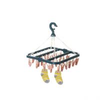Lablanc - Support Chaussettes Etendoir, Etendoir Chaussette avec 32 Pinces pour sous Vêtements, Chaussettes, Durable Pinces à Linge en Plastique pour