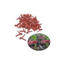 Lablanc - Tomaten-Veredelungsclip, Sämlings-Veredelungsclip, Auberginen-Veredelungsclip, 100 Stück, Veredelungsclip, runde Öffnung