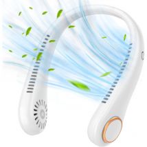 Rosemary - LaBlanc – Tragbarer Mini-Halsventilator, leise, freihändig, blattlos, 360° verstellbar, 3 Geschwindigkeiten für Aktivitäten im Innen- und