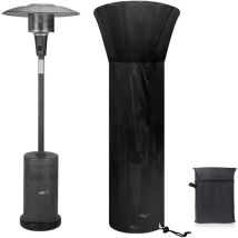 LaBlanc - Waterproof Fabric Patio Heater Cover with Zipper, Drawstring, Storage Bag, Anti-UV, Anti-Snow, Anti-Dust (226 x 85 x 48 cm)