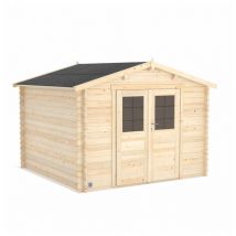 Abri de jardin bois juno - 7,4m²